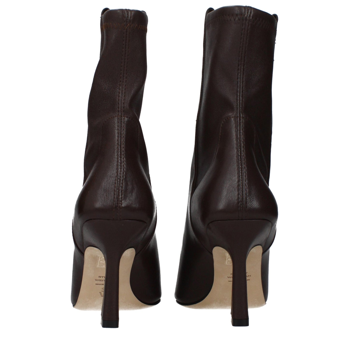 Stuart Weitzman Brown Leather Ankle Boots