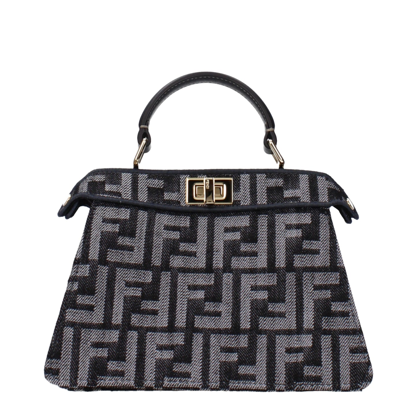 Fendi Black Fabric Handbag