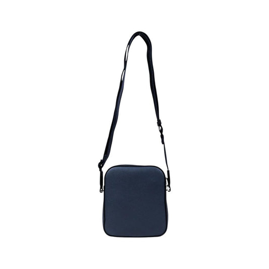 Hugo Boss Blue Recycled Polyurethane Messenger Bag