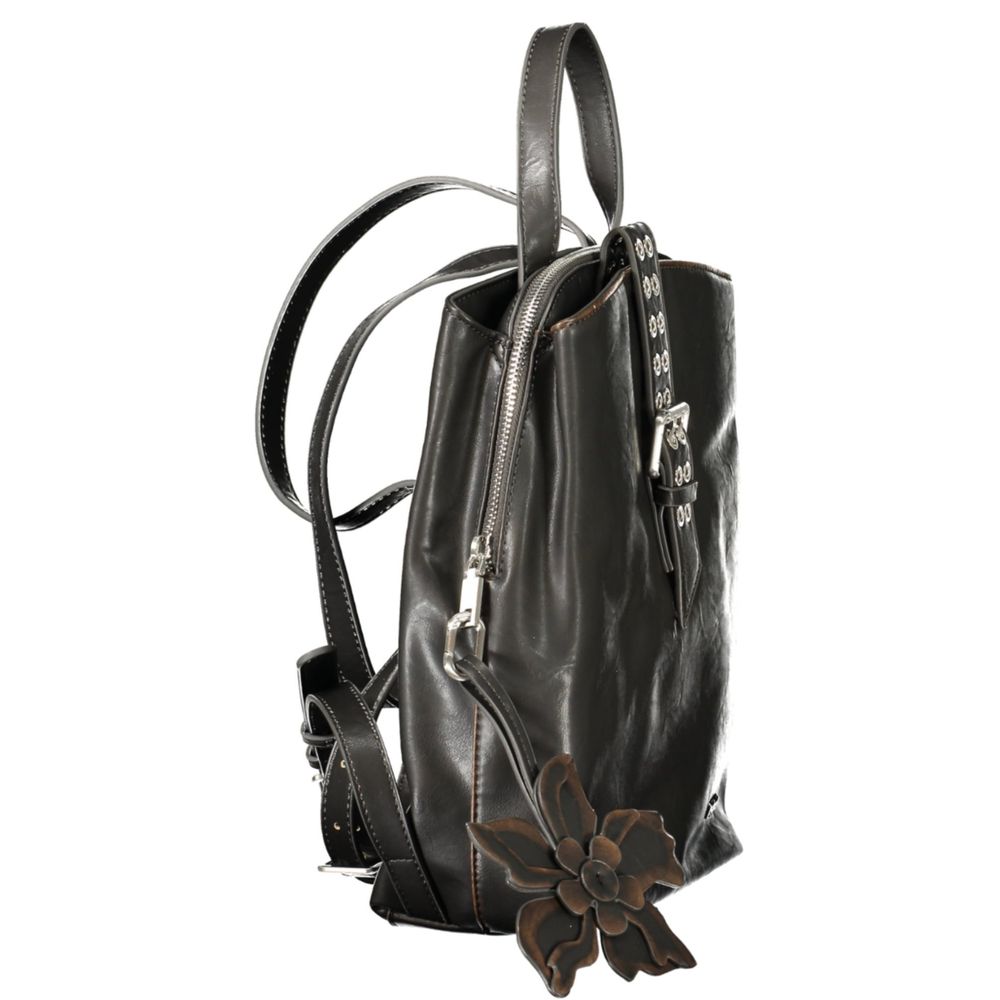 Desigual Black Polyethylene Backpack