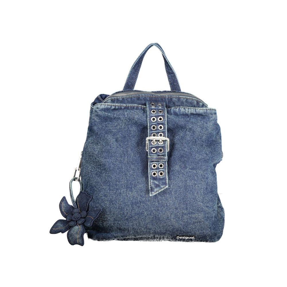 Desigual Blue Cotton Women Backpack