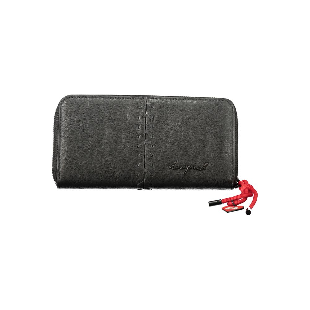 Desigual Black Polyurethane Women Wallet