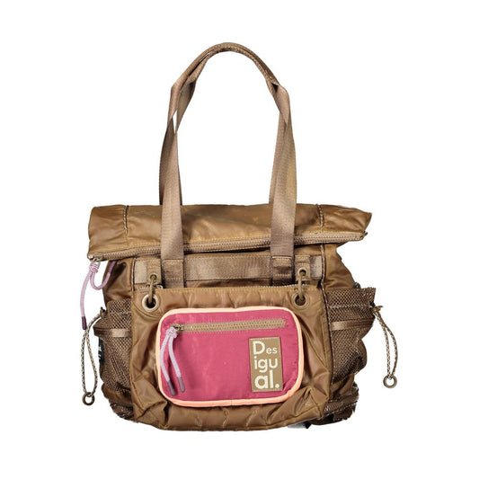 Desigual Marrone Poliestere Woman Backpack