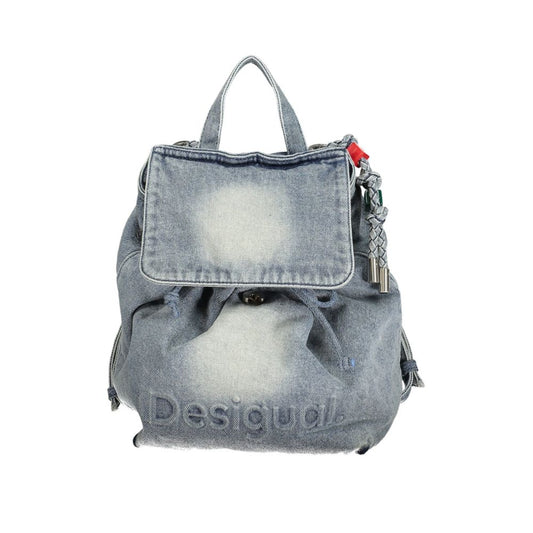 Desigual Azzurro Cotton Women Backpack