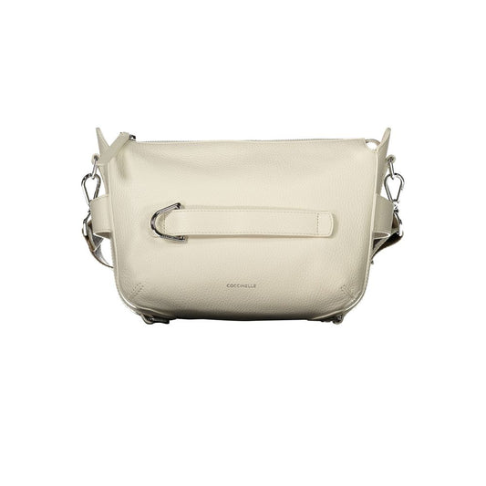 Coccinelle Bianco Leather Women Handbag