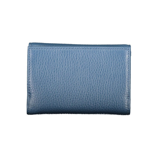 Coccinelle Blu Leather Woman Wallet