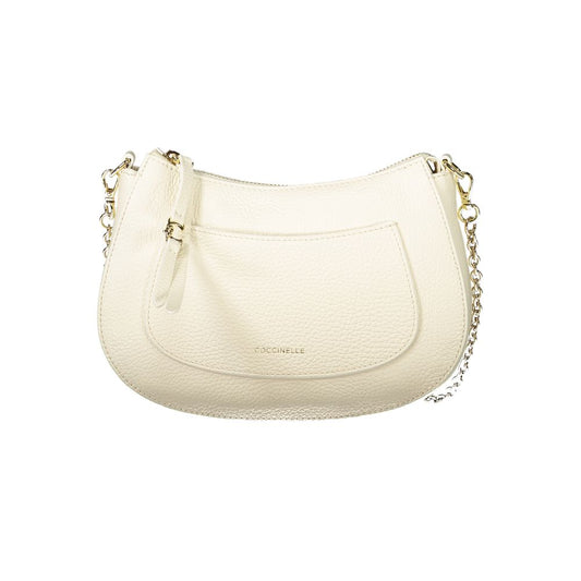 Coccinelle White Leather Handbag