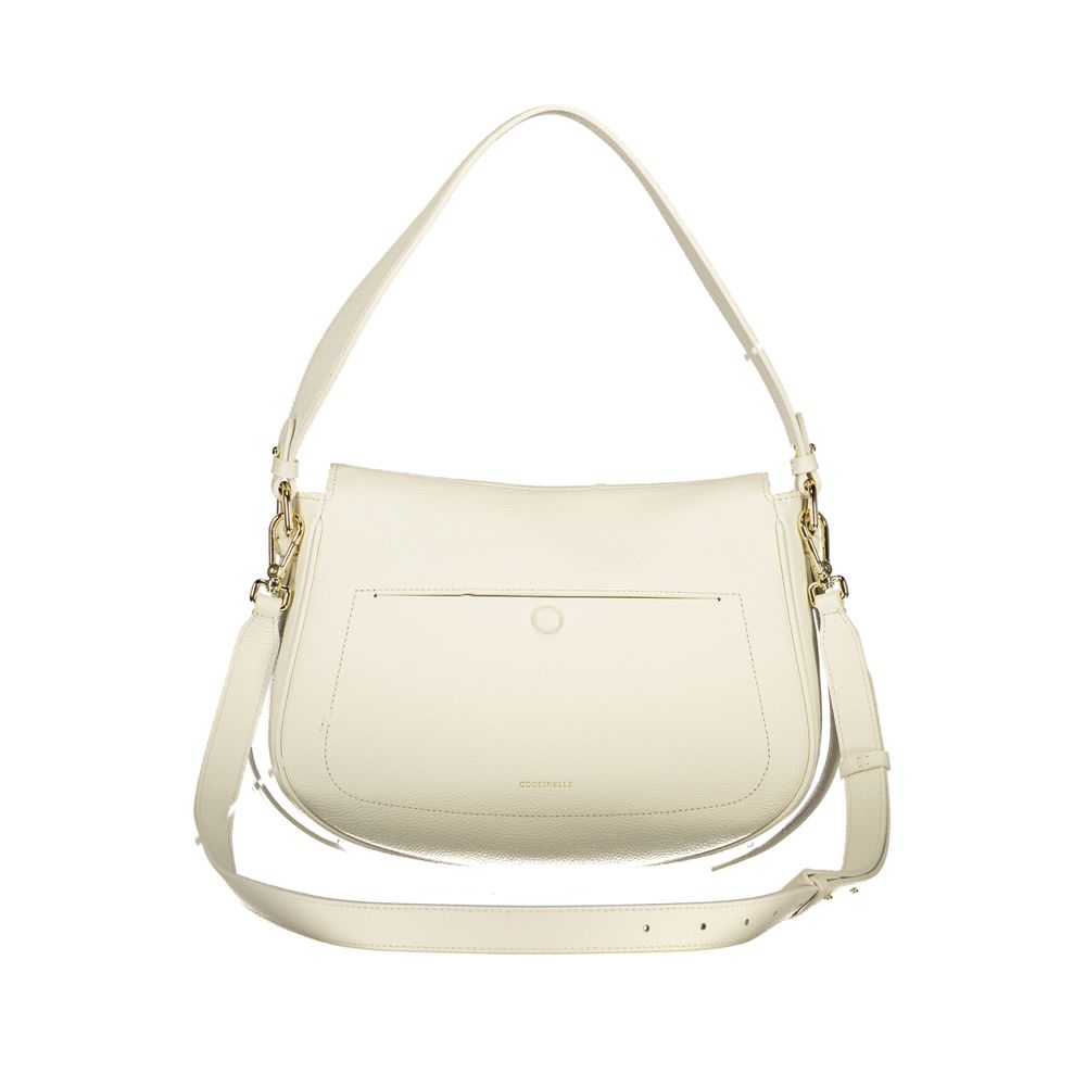 Coccinelle White Leather Handbag