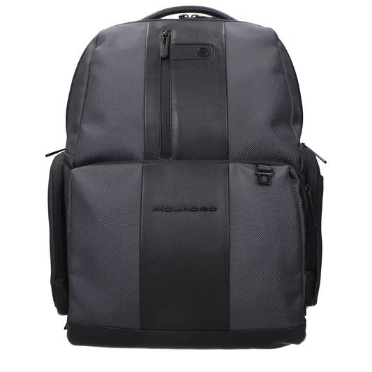 Piquadro Gray Nylon Backpack