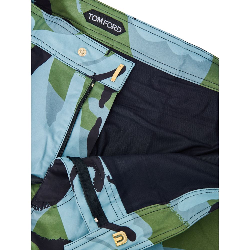 Tom Ford Multicolor Polyamide Swim Shorts