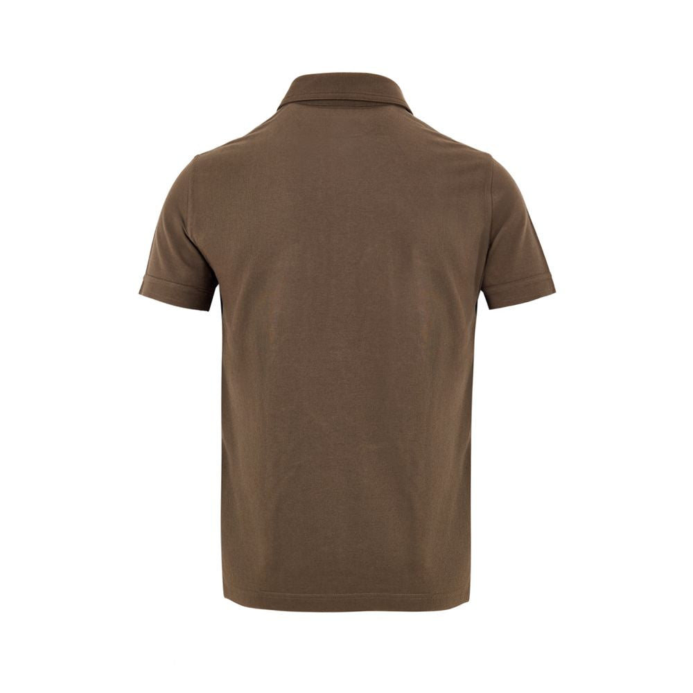 Tom Ford Brown Cotton Polo Shirt