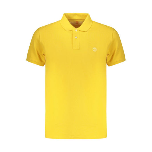 Timberland Yellow Cotton Men Polo Shirt