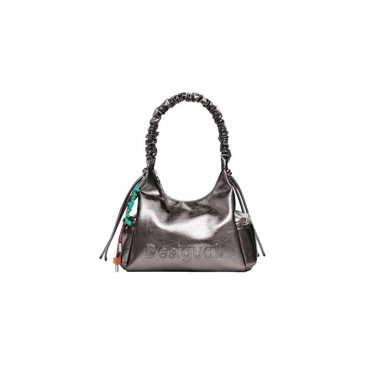 Desigual Bronze Polyethylene Handbag