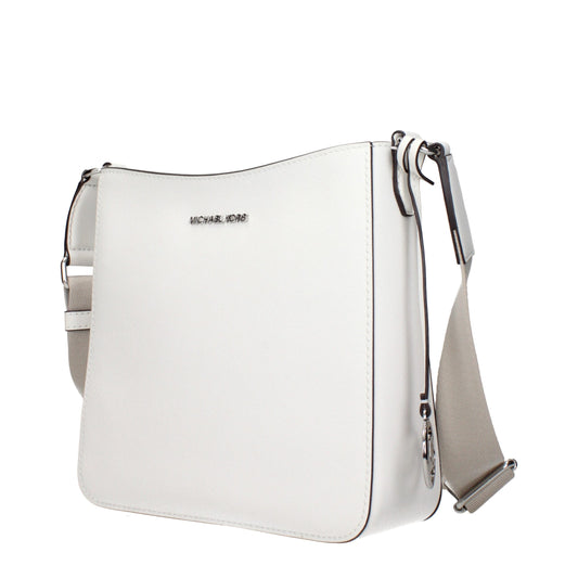 Michael Kors White Leather Shoulder Bag