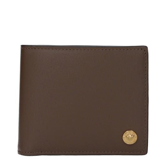 Versace Brown Leather Wallet