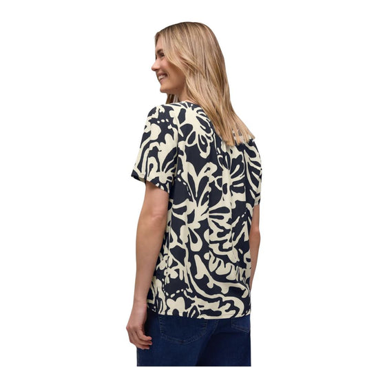 Street One Blue Viscose Blouse