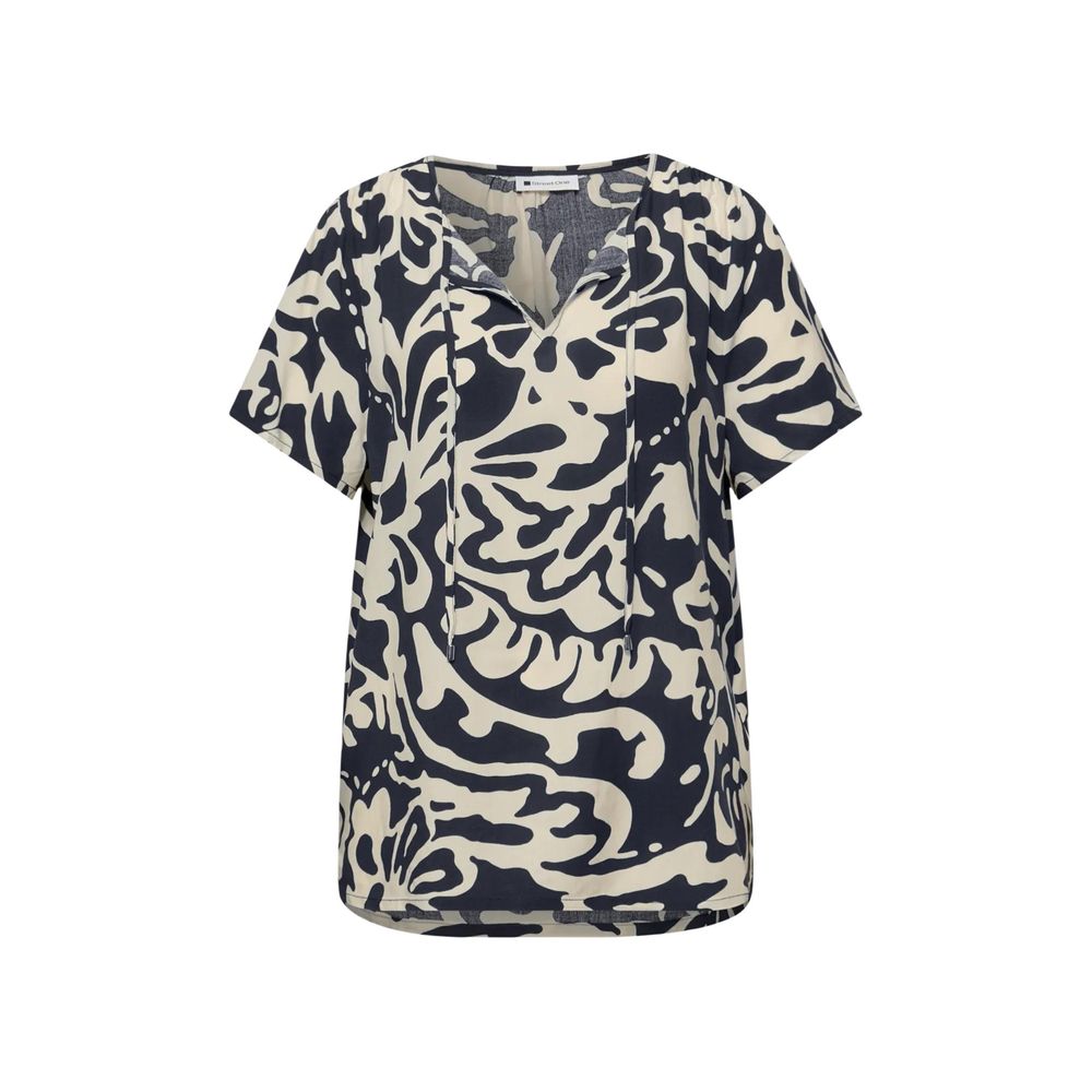 Street One Blue Viscose Blouse