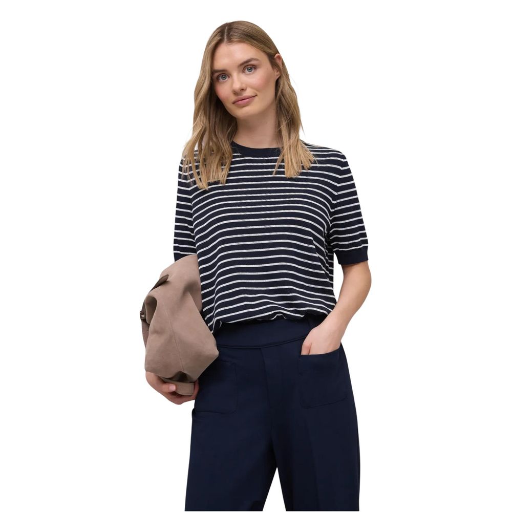 Street One Blue Viscose T-Shirt