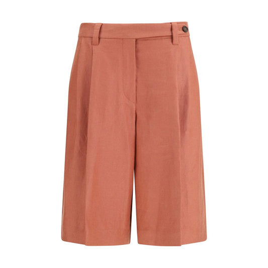 Brunello Cucinelli Multicolor Viscose Bermuda Shorts