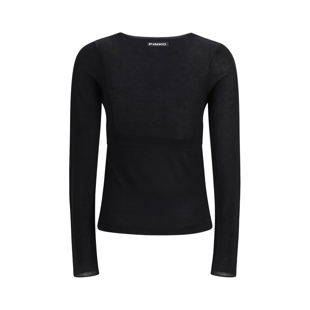 PINKO Black Viscose Sweatshirt