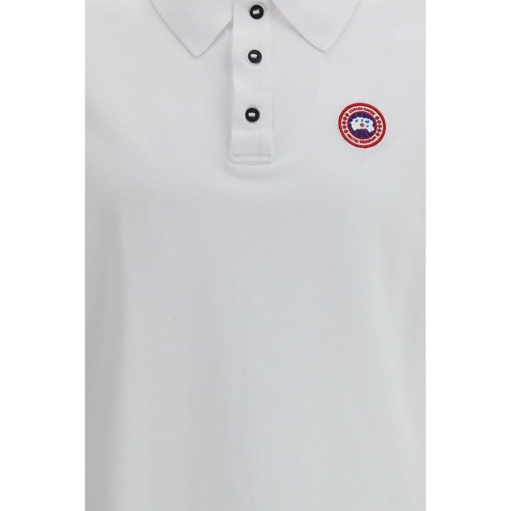Canada Goose White Cotton Polo Shirt