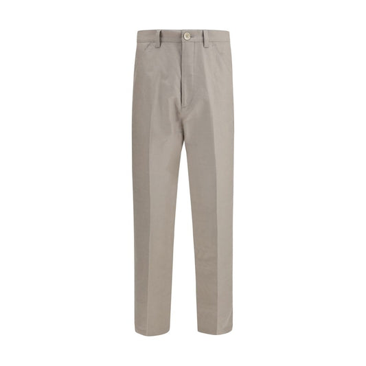 Brunello Cucinelli Beige Cotton Casual Pants