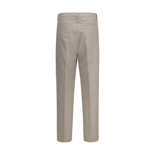 Brunello Cucinelli Beige Cotton Casual Pants