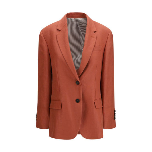 Brunello Cucinelli Multicolor Linen Blazer