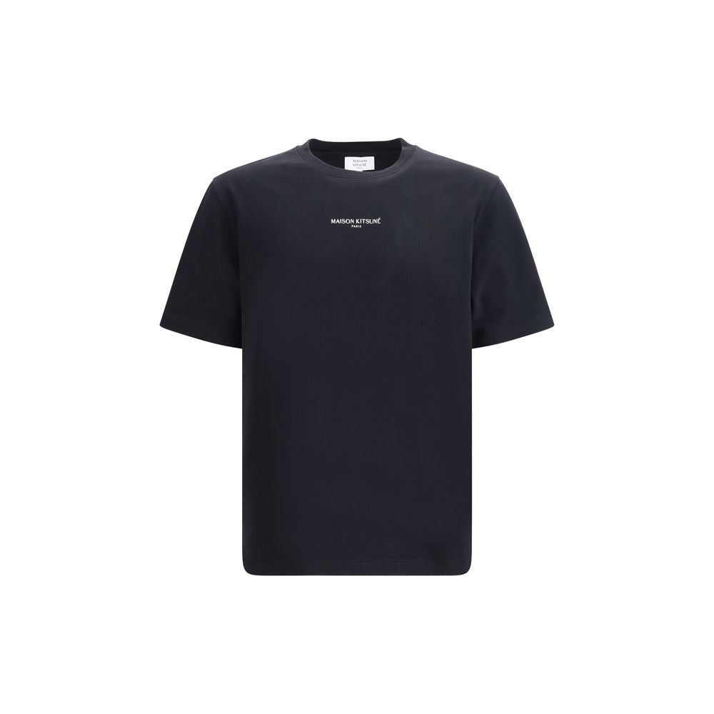 Maison Kitsuné Black Cotton T-Shirt