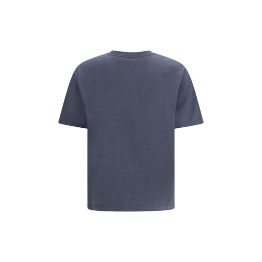 Maison Kitsuné Blue Cotton T-Shirt