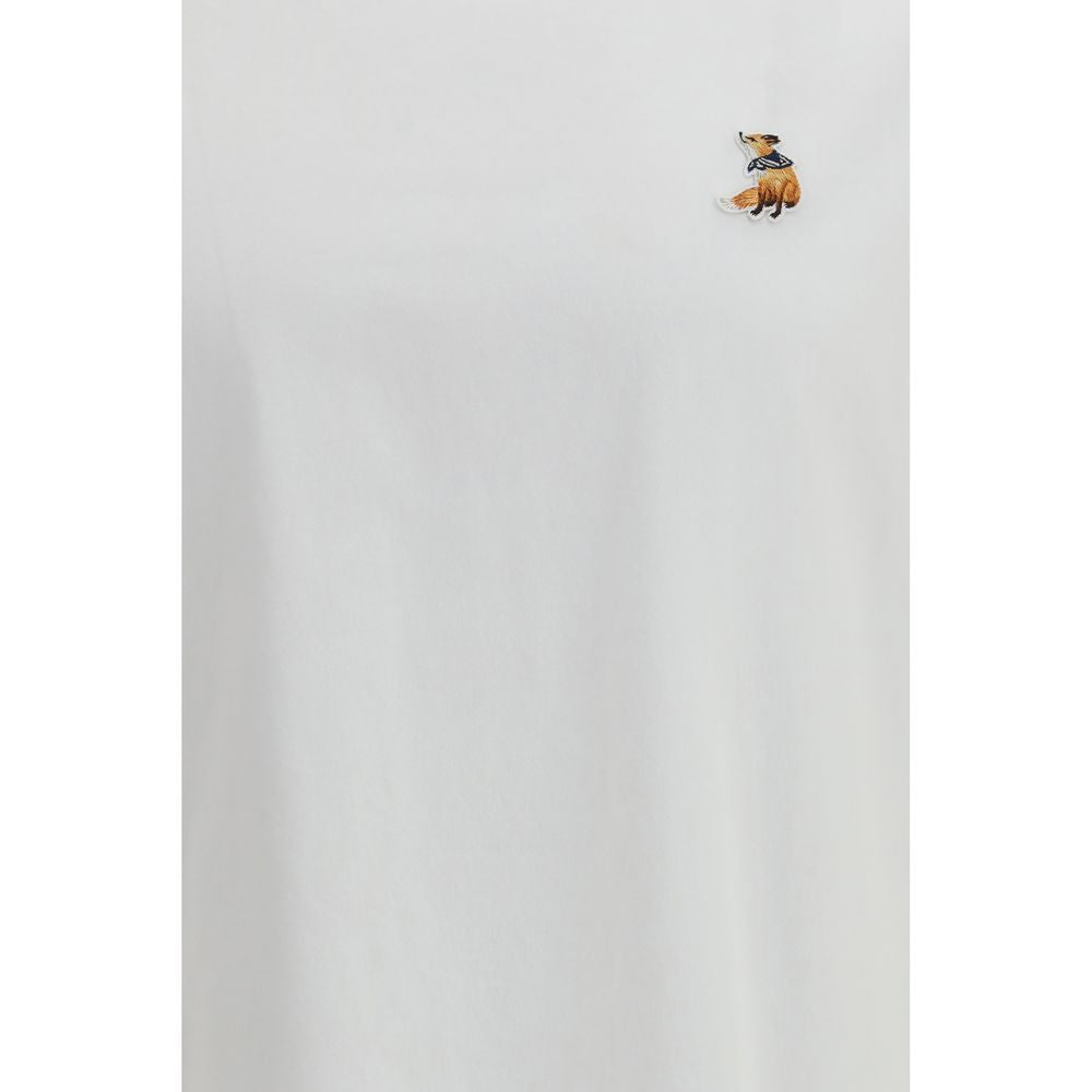 Maison Kitsuné White Cotton T-Shirt