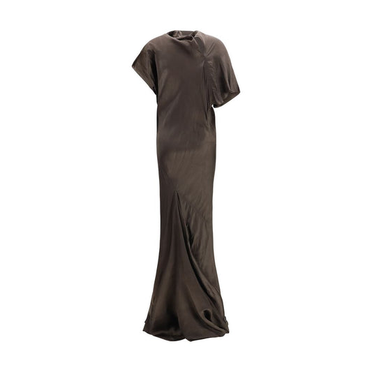 Rick Owens Brown Copper Long Dress