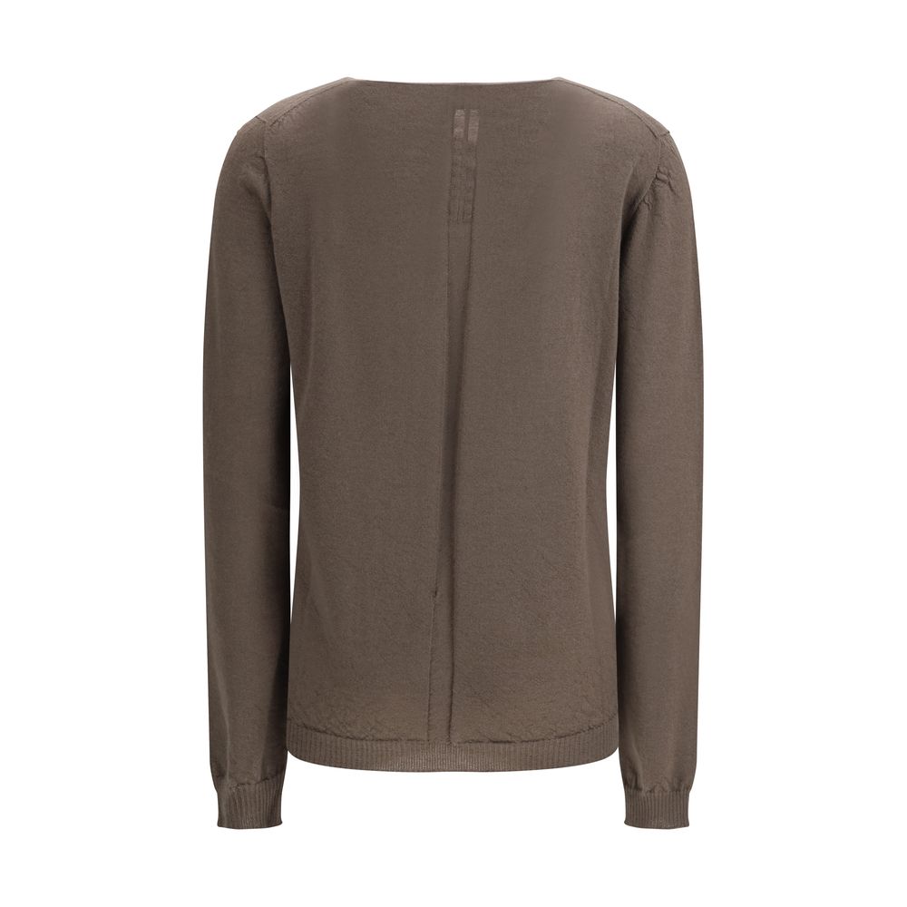 Rick Owens Gray Wool Sweatshirt