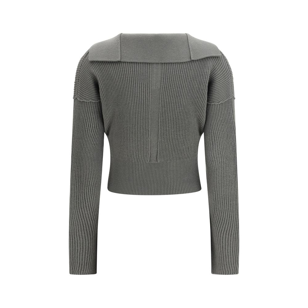 Rick Owens Bicolor Fleece Wool Sweatshirt