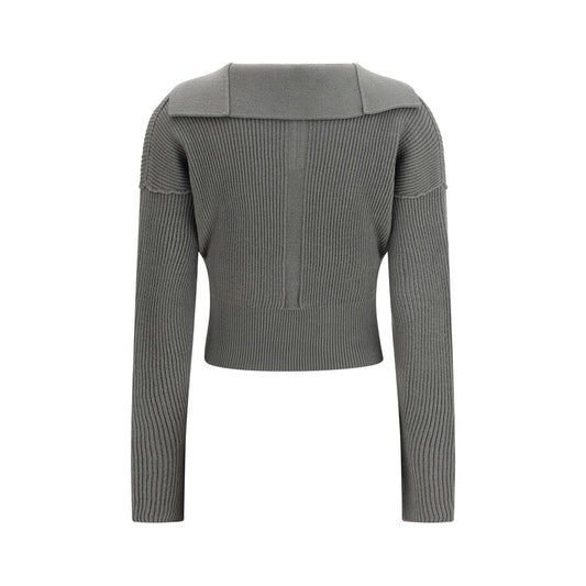 Rick Owens Bicolor Fleece Wool Sweatshirt