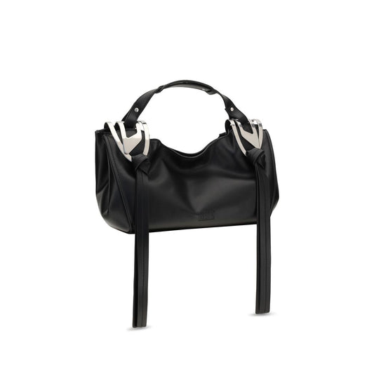 Diesel Black Calf Leather Bos Taurus Shoulder Bag