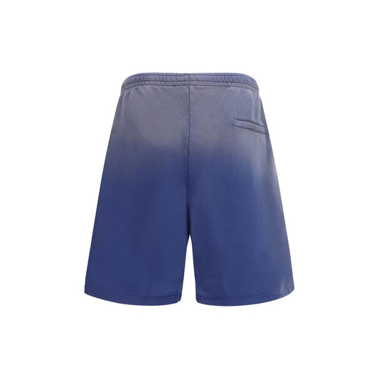 Moschino Blue Cotton Bermuda Shorts