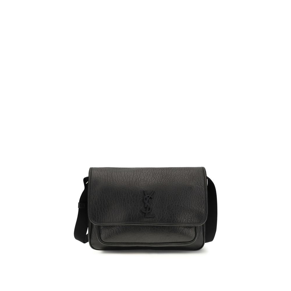 Saint Laurent Black Calf Leather Bos Taurus Wallet