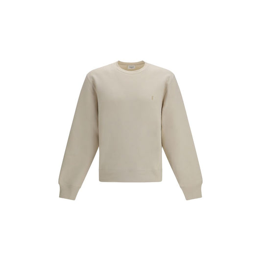 Saint Laurent Beige Cotton Sweatshirt