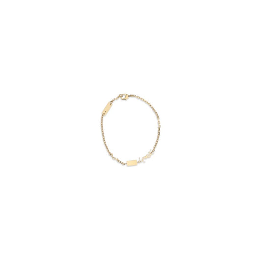 Saint Laurent Gold Metal Bracelet