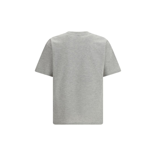 Saint Laurent Gray Cotton T-Shirt
