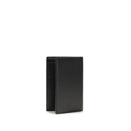 Saint Laurent Black Calf Leather Bos Taurus Wallet