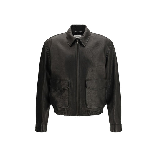 Saint Laurent Black Leather Jacket