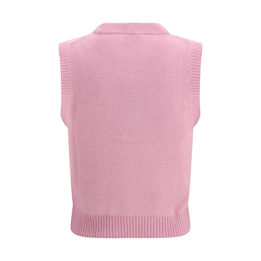 Ganni Multicolor Wool Sleeveles Sweater