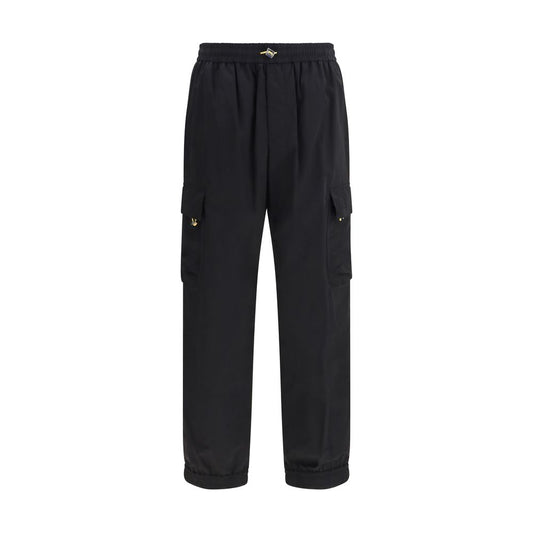 Fendi Black Cotton Cargo Pants