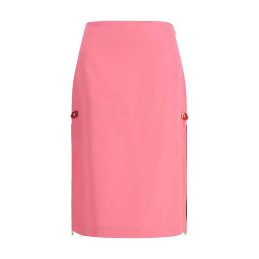 Fendi Multicolor Viscose Midi Skirt
