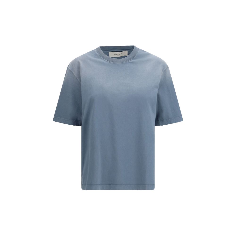 Golden Goose Blue Cotton T-Shirt