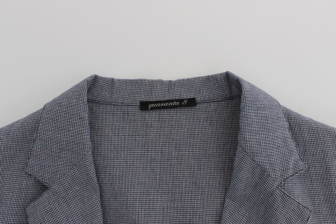 Master Coat Blue Double Breasted Regular Fit Blazer