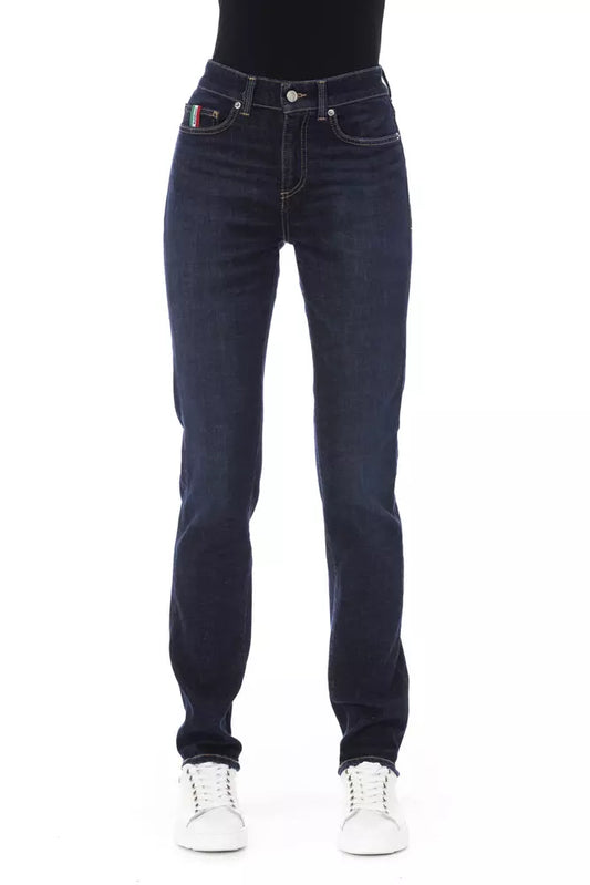 Baldinini Trend Blue Cotton Women's Jeans
