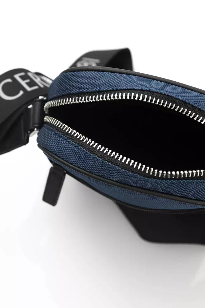 Cerruti 1881 Blue Leather Women Crossbody Bag